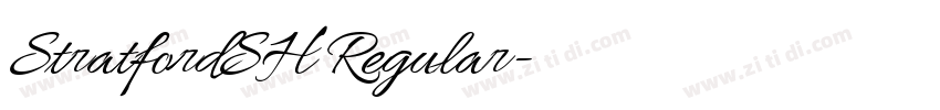 StratfordSH Regular字体转换 StratfordSH Regular字体转换